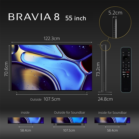 Google Tivi OLED Sony 4K 55 inch K-55XR80