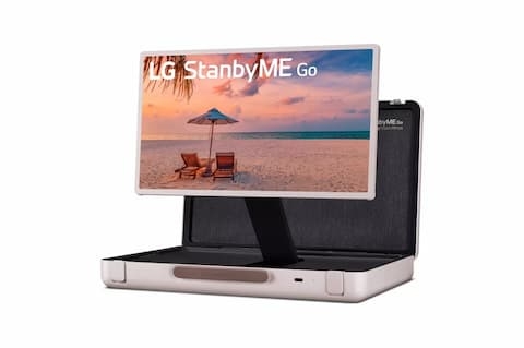 Thiết bị giải trí xách tay LG StanbyME Go 27LX5QKNA - 27inch cảm ứng, không dây, tích hợp pin 3h