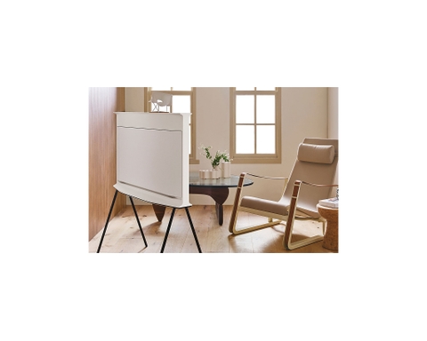 Smart Tivi Kiểu Chữ I Có Chân The Serif QLED Samsung 4K 55 inch QA55LS01BA