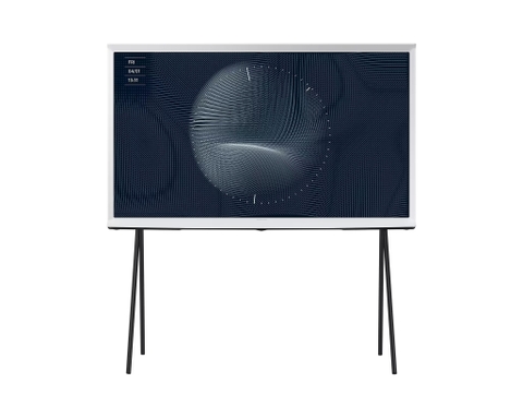 Smart Tivi Kiểu Chữ I Có Chân The Serif QLED Samsung 4K 55 inch QA55LS01BA