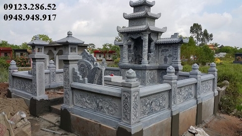 Khu lăng mộ đá xanh đẹp