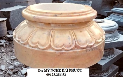  Chân tảng trung chất liệu đá vàng