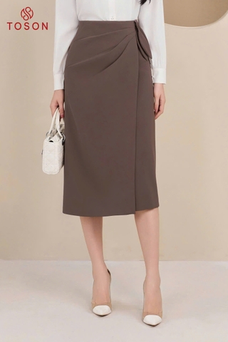 32016 - Chân váy suông cạp nơ - trượt hàn
