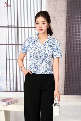13134 - Áo croptop lụa