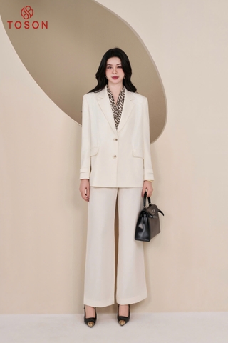 82034 - Áo blazer trượt hàn dáng suông cổ K