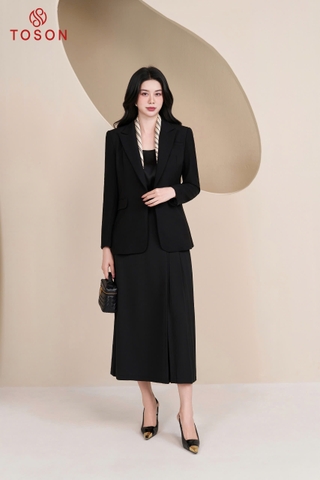 82511B35 - Vest dáng basic trượt hàn đen