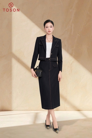 84023T95 - Áo vest bò dập họa tiết