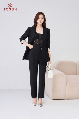 B8251B94 - Bộ vest trượt hàn đen: Vest + Quần