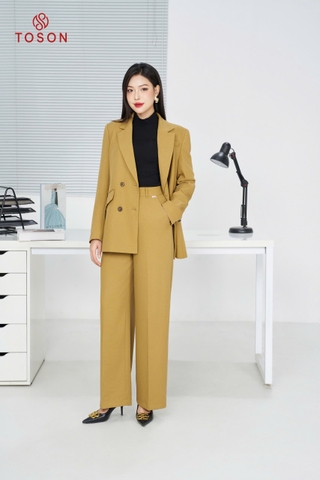 B8282V14 - Set bộ text: Blazer + Quần suông