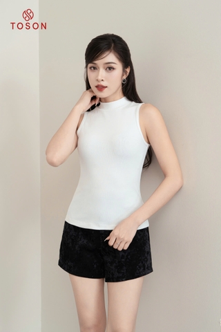 ABR06 - Áo cotton Borip dáng ôm, sát nách cổ 3cm.