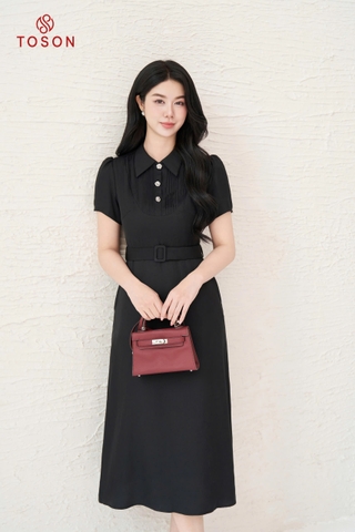 43034B95 - Đầm tơ cổ đức