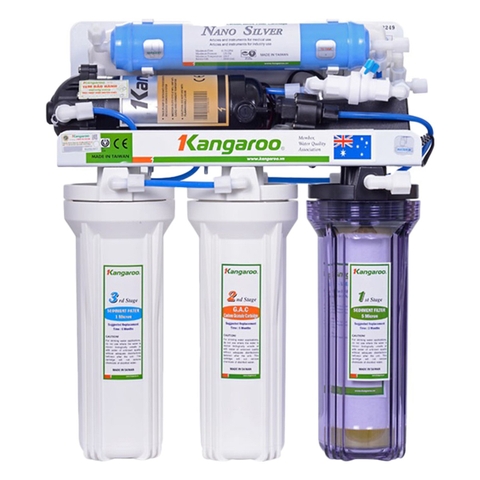 Máy Lọc Nước RO Kangaroo KG105KV Công Nghệ NANO Silver Diệt Khuẩn