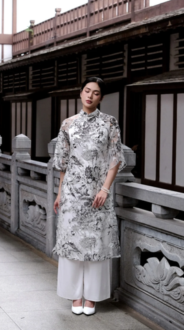 Áo Dài Tùng (kèm quần lụa)