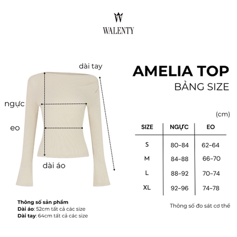 Áo kiểu Amelia