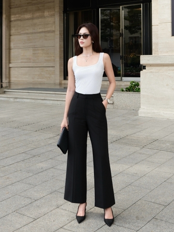 Áo ba lỗ 2 màu trắng đen chất thun tăm co giãn WALENTY