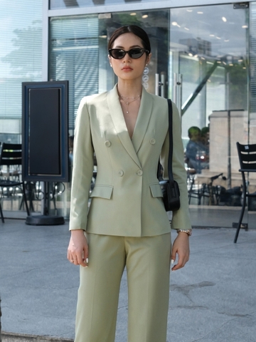 Green Mint Wide Leg Trousers