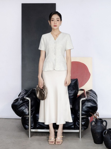 Chân váy lụa Soie WALENTY