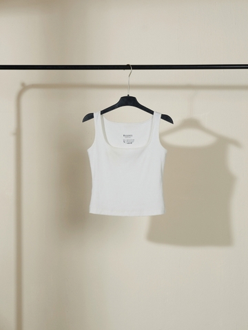 Áo ba lỗ 2 màu trắng đen chất thun tăm co giãn WALENTY