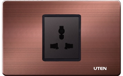 Bộ ổ cắm đơn 3 chấu