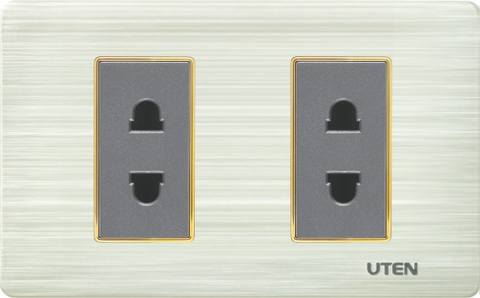 Bộ ổ cắm đôi 2 chấu cỡ S