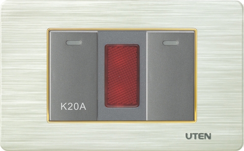 Bộ công tắc 20A, đèn báo, công tắc cỡ S