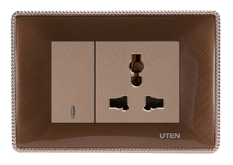 Bộ công tắc và ổ cắm 3 chấu