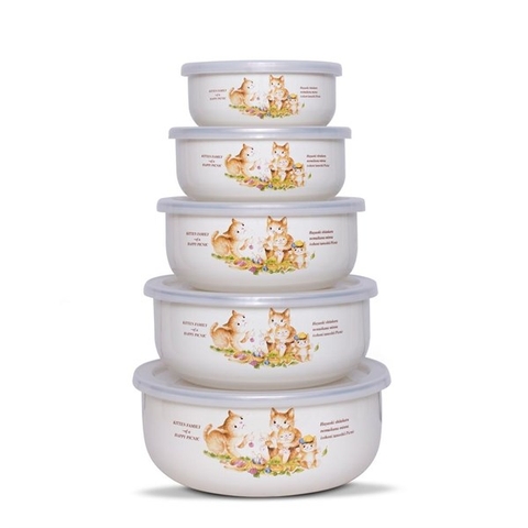 Bộ thố tráng men Fujihoro KIT 251 sử dụng bếp từ