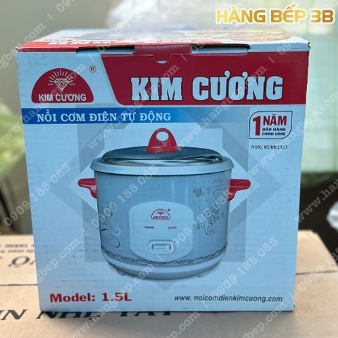 Nồi cơm điện nắp rời Kim Cương 1.5L (không chống dính)