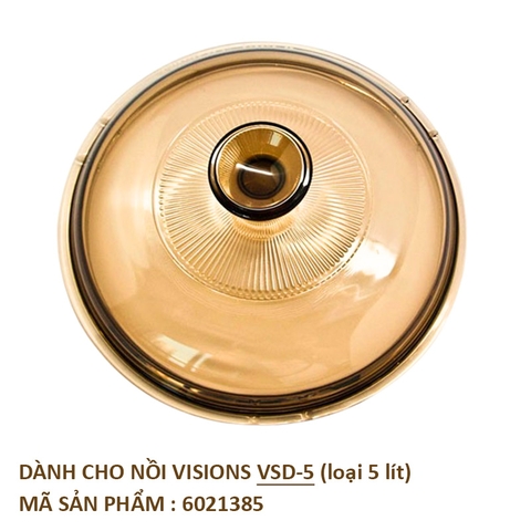 Nắp nồi thuỷ tinh Visions 5L VSD-5 (6021385)