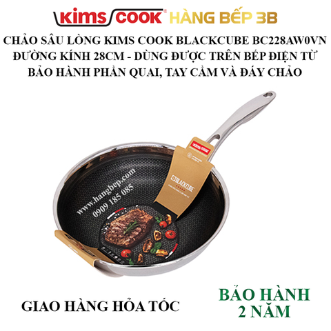 Chảo sâu lòng Blackcube Kims Cook 28cm BC228AW0VN