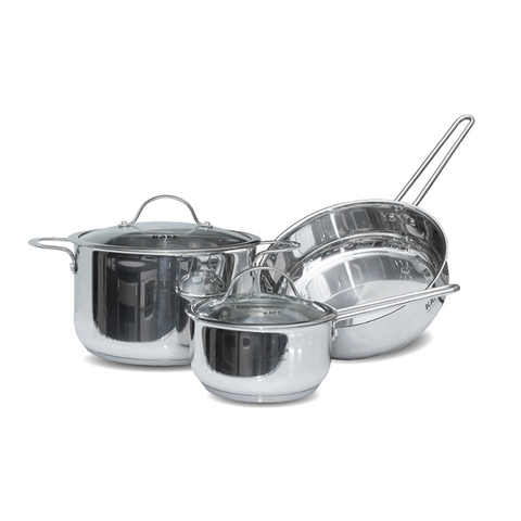 Bộ nồi chảo inox 304 5 đáy Kaff KF-ST05304