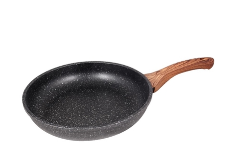 Chảo chiên vân đá đáy từ Sunhouse 28cm SHG1128MMC