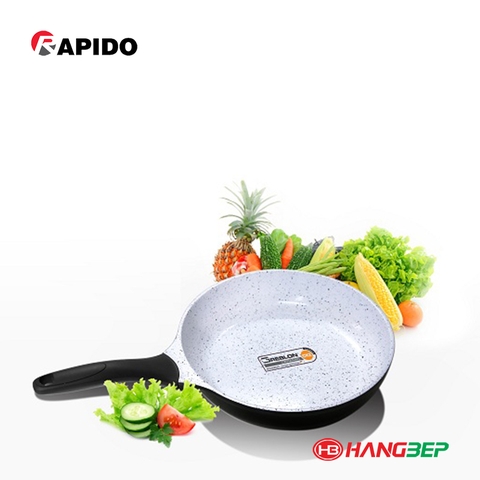 Chảo chiên chống dính đáy từ Rapido ceramic 28cm RP28-RD