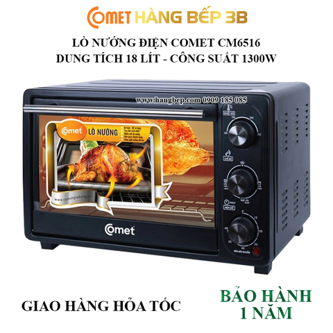 Lò nướng Comet 18 lít CM6516
