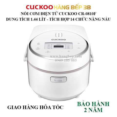 Nồi cơm điện tử Cuckoo 1.44 lít CR-0810F