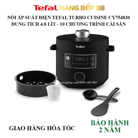 Nồi áp suất điện Tefal Turbo Cuisine CY754830