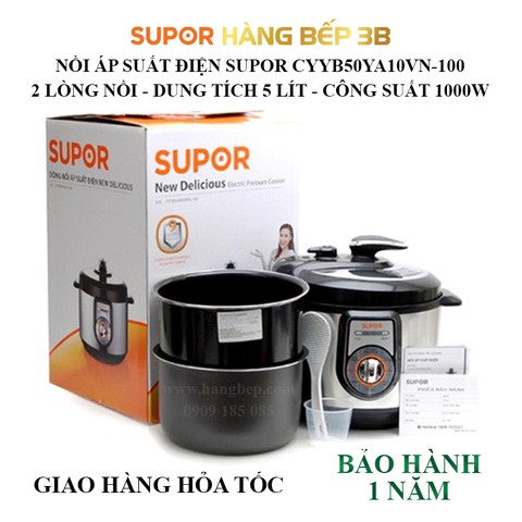 Nồi áp suất Supor CYYB50YA10VN-100 - 5 lít