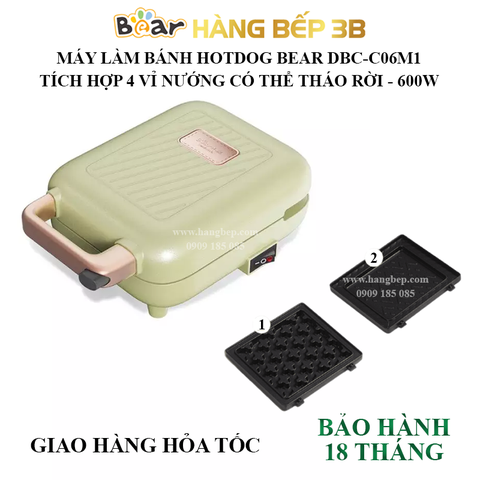 Máy làm bánh hotdog Bear DBC-C06M1