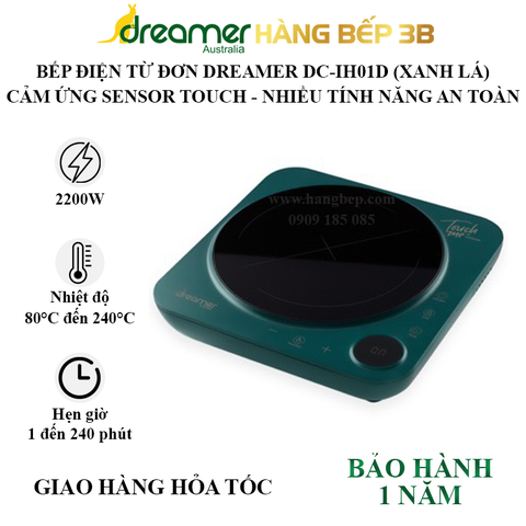 Bếp điện từ đơn Dreamer DC-IH01D 2200W