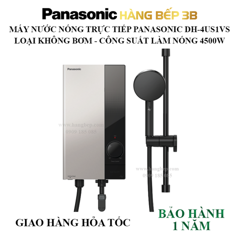 Máy nước nóng trực tiếp Panasonic DH-4US1VS 4500W không bơm