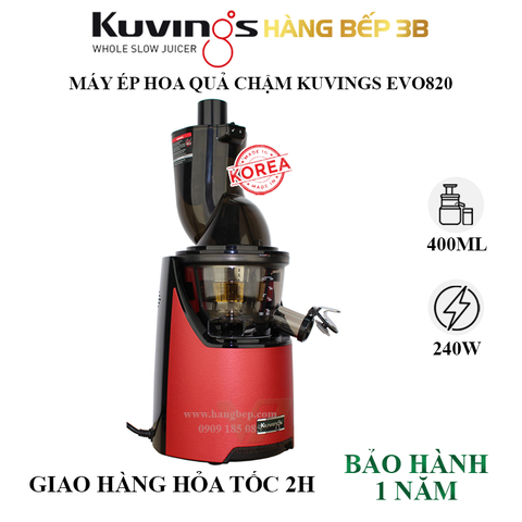Máy ép chậm Kuvings EVO820 đỏ