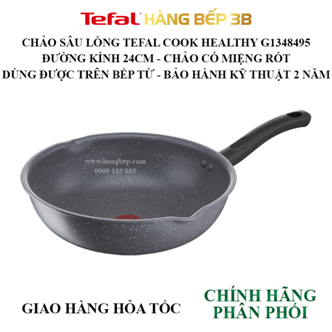 Chảo sâu lòng Tefal Cook Healthy 24cm G1348495