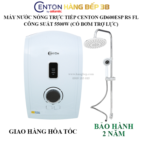 Máy nước nóng trực tiếp Centon GD600ESP RS FL