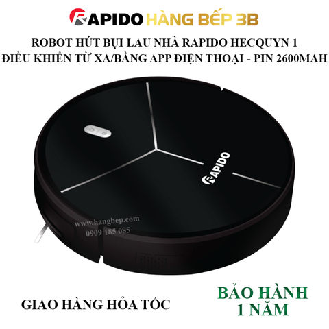 Robot hút bụi lau nhà Rapido Hecquyn 1