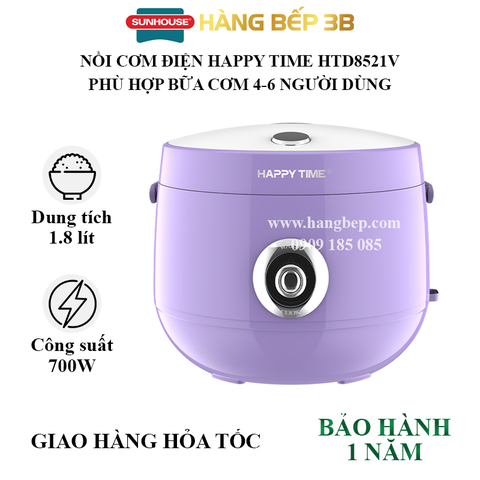 Nồi cơm điện Happy Time 1.8 lít HTD8521V