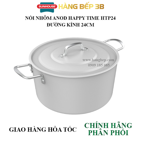 Nồi nhôm anod Happy Time 24cm HTP24