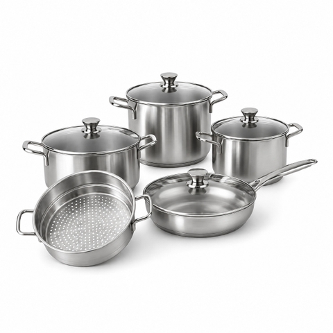 Bộ nồi chảo inox Kaff KF-P05MST