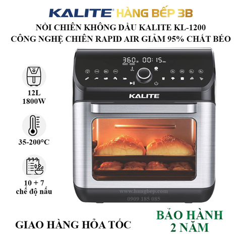 Nồi chiên không dầu Kalite 12 lít KL-1200