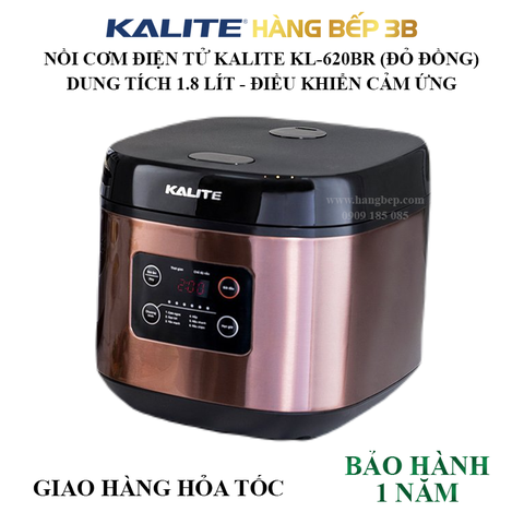 Nồi cơm điện Kalite 1.8 lít KL-620BR