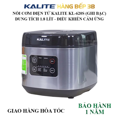 Nồi cơm điện Kalite 1.8 lít KL-620S